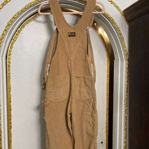 Vintage 80s DeeCee Cord Overalls Authentic Vintage Street Wear Size 28” - Picture 10 of 12